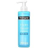 Neutrogena Hydro Boost Gel de Agua Limpiador Facial con Ácido Hialurónico, 200 ml