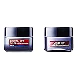 L'Oréal Paris, Set de Crema de Día + Crema de Noche, con Ácido Hialurónico Revitalift Filler, Set de Cremas Faciales Rellenadoras y Antiarrugas, 50 ml Cada Una