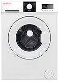Corberó E-CLA6018W Lavadora Gama Plus, Carga Frontal 6 Kgr, 1000 Rpm, Display LED, 15 Programas, Programa Antialérgico, Inicio Retardado, ECOlogic, Lavado Rápido de 15 min, Eficiencia Energética D
