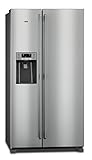 AEG RMB76121NX Independiente 549L A++ Gris, Acero inoxidable nevera puerta lado a lado - Frigorífico side-by-side (Independiente, Gris, Acero inoxidable, Puerta americana, LED, Tocar, 549 L)