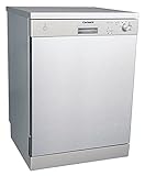 Corberó E-CLV6540X Lavavajillas Gama Plus 60 cms, 12 Cubiertos, 5 Programas con 4 Temperaturas, Indicadores LED, Cesta Superior Regulable en Áltura, 52 Dba, Color Inox, Clase Energética E