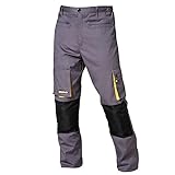 Wolfpack 15017090 - Pantalon de trabajo Gris/Negro, Talla 42/44 M