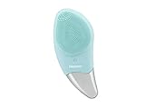 BEPER P302VIS002 Cepillo de limpieza facial, 5W, Silicona, Impermeable, Tecnología sónica, Recargable mediante cable USB, Batería para hasta 90 minutos de autonomía, Ideal para todo tipo de piel, Azul