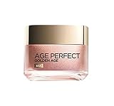 L'Oréal Paris Crema de Día Fortificante de Rosas Age Perfect Golden Age, Antiflacidez y Luminosidad, Para Pieles Maduras y Apagadas, Reaviva el tono rosado, 50 ml