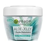 Garnier Skin Active Gelatina Aloe Jelly, Hidratante y Refrescante, con Aloe Vera y Ácido Hialurónico para Todo tipo de Pieles - 150 ml