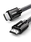 UGREEN Cable HDMI 2.1 8K@60Hz, Cable HDMI 4K@120Hz HDR Dinámico, 7860x4320P Ultra HD, 3D, Dolby Vision, eARC, Trenzado 48Gbps Ethernet Compatible con PS5/PS4/ PC/Xbox/HDTV/Monitor/Proyector (2 Metros)