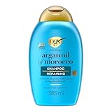 OGX Renewing + Argan Oil of Morocco Shampoo (385 ml), champú reparador con aceite de argán de Marruecos, champú para cabello seco, con tensioactivos sin sulfatos