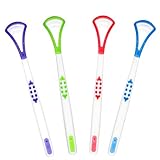 Limpiador De Raspador De Lengua, Raspador De Lengua, Diseño De Doble Cara, Reducir Mal Aliento y Proteger Salud Oral, 4 Colores, 4 Piezas
