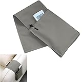 Organizador de Reposabrazos para Sofá, Bolsillo Bandeja para Silla, para Guardar Mandos a Distancia, Teléfonos Móviles y Bolígrafos, Gris