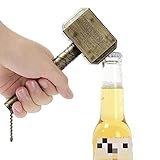 ASEOK Thor Hammer Abrebotellas Abrebotellas Gran regalo perfecto Bar Vino Mjolnir Quake Abrebotellas de cerveza, Martillo de Thor Abrebotellas en forma, perfecto para bares y uso doméstico