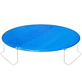 Ultrasport Toldo de protección contra la intemperie para trampolines, con diámetro 180/183, 251 cm, 305 cm, 366 cm y 430 cm, cordón, hecho de lámina de PVC resistente, azul