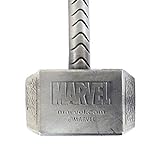 Bioworld BIO-KE070702MAR Marvel Comics Thor Mjolnir Hammer Llavero 3D de metal, tamaño único, multicolor, 16 cm