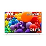 TCL QLED 43C721 - Televisor 43', Smart TV con Android TV, 4K HDR Pro, HDR Multi-Format, Game Master, Sonido Dolby Atmos, Motion Clarity, Google Assistant Incorporado, Brushed silver metal front