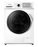 LAVADORA-SECADORA INFINITON WSD-A86BS (Lava 8 KG/Seca 6 KG, Carga Frontal, INVERTER, Centrifugado max 1600 rpm, 16 Programas, Display LED, Independiente)