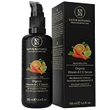 Serum Facial de Vitamina C, A&E ORGÁNICO 100ml - Hidratante Facial Mujer Contorno de Ojos con Acido Hialuronico y Aloe Vera - Vegano - Despigmentante Antimanchas Antiarrugas - Hecho en Alemania