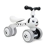 XIAPIA Bicicleta sin Pedales para Niños Bicicleta Bebe 1 Año Bicicleta Equilibrio 2 Año Bicicleta Infantil sin Pedales de Forma Animal Lindo de Abeja de Regalo Favorito del Niño (Perro)