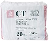 INDAS, Compresa Tocológica Algodón Impermeable, 20 unidades