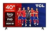 TCL 40SF540 - Téléviseur Intelligent FHD 40 Pouces - HDR & HLG-Dolby Audio-DTS Virtual X/DTS-HD-Metal Bezel-Less-Dual-Band WiFi 5-Avec système Fire OS 7