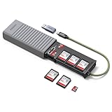 UGREEN Lector de Tarjetas SD TF USB C y USB A Estuche de Almacenamiento Portátil para Adaptador de Tarjetas SD TF SIM 170MB/s Fotógrafo Profesional Compatible con iPhone 17 Pro MAX Air Cámara Macbook
