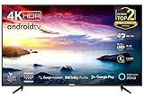 TCL 43BP615, Televisor 43 Pulgadas, 4K HDR, Ultra HD, Smart TV con Android 9.0, Slim Design Micro Dimming Pro, Smart HDR, HDR 10, Dolby Audio, Compatible con Google Assistant y Alexa