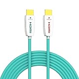 RUIPRO 8K HDMI Cable de fibra óptica 1 metro HDMI 2.1 48Gbps 8K @ 60Hz 4K @ 120Hz Dynamic HDR/eARC/HDCP 2.2 / 3D Slim Flexible para HDTV/Proyector/Home Theatre/TV Box/Gaming Box