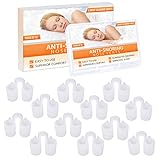 Dilatador nasal Nose Relief - (Paquete de 12 tamaños grandes) Ventilaciones suaves de silicona - Solución sencilla para los que respiran por la nariz - por Mobi Lock Beauty