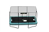 Cama elástica rectangular JumpKing de 2,4 m x 3,6 m.