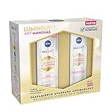 NIVEA Cellular LUMINOUS 630 Pack Antimanchas Tratamiento Avanzado, set de regalo con sérum facial (1 x 30 ml) y crema de día (1 x 40 ml) para una piel uniforme y luminosa