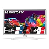 LG 28TN515S- WZ - Monitor Smart TV de 70 cm (28') con Pantalla LED HD (1366 x 768, 16:9, DVB-T2/C/S2, WiFi, 5 ms, 250 CD/m2, 5 M:1, Miracast, 10 W, 1 x HDMI 1.3, 1 x USB 2.0), Color Blanco