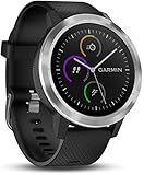 Garmin Vivoactive 3 - Smartwatch con GPS y pulso en la muñeca, Negro/Plata, M/L