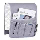 MaoXinTek Organizador de Reposabrazos para Sofá, Bolsillo Bandeja para Silla, Soporte de Bolsa de Almacenamiento de Tela para Sofá, Revistero para Mando a Distancia, Teléfono Móvil, Libro, lápiz