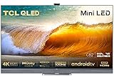 TCL 55C826K Mini LED TV 55 Pulgadas QLED Smart TV, 4K UHD, Dolby Vision IQ & Atmos, ONKYO Sistema de Audio, Asistente de Google y Alexa