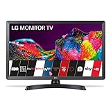 LG 28TN515S-PZ - Monitor Smart TV de 70 cm (28') con Pantalla LED HD (1366 x 768, 16:9, DVB-T2/C/S2, WiFi, 5 ms, 250 CD/m2, 5 M:1, Miracast, 10 W, 1 x HDMI 1.3, 1 x USB 2.0), Color Negro