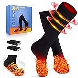 OGFZZJ Calcetines Calefactables Mujer Hombre,Calcetines con Calefaccion Invierno De con 3 Ajustes De CalefaccióN, Calcetines Termicos Mujer Hombres Recargables Calcetines Calefactables para (4500mah)