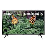 TCL 32ES560 Smart Android TV de 32 pulgadas, LED con HD, HDMI, USB, WiFi y Sintonizador Triple, Color Negro