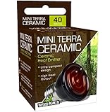 Reptiles Planet Lámpara de Calor Reptiles y Mini terrarios, de cerámica, 40 W