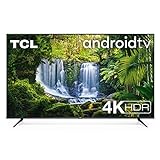 TCL 75P615, Televisor 75 Pulgadas, 4K HDR, Ultra HD, Smart TV con Android 9.0, Slim Design, Micro Dimming Pro, Smart HDR, HDR 10, Dolby Audio, Compatible con Google Assistant y Alexa