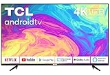 TCL 55BP615, Televisor 55 Pulgadas, 4K HDR, Ultra HD, Smart TV con Android 9.0, Slim Design, Micro Dimming Pro, Smart HDR, HDR 10, Dolby Audio, Compatible con Google Assistant y Alexa