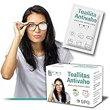 GPQ - Toallitas Antivaho húmedas y desechables para Gafas, Pantallas de protección, Máscaras de buceo, Viseras de casco, Opticas de cámaras. 30 Toallitas