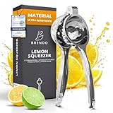 Brendo Exprimidor de Limón Premium – Exprimidor Manual tamaño cítricos | Tecnología de exprimido 100% | Máxima frescura y Sabor | Apto para lavavajillas – Espremedor Citrinos Ideal