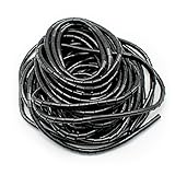 TIANLIN Tubo de Recogida de Cables, 16 Metros de Negro Cable Tidy Wrap, Banda de Envoltura en Espiral para Organizar Cables para Ordenadores, Cables de Coches (Diámetro 8mm, Negro)